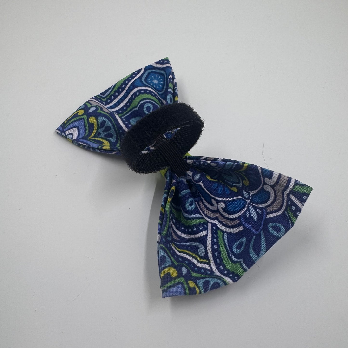 Blue & Green Mandala Pattern Bow Tie